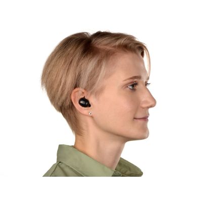 Беспроводные наушники TWS в кейсе Volts. Evolt, черный, пластик-12