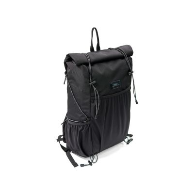 Легкий складывающийся рюкзак-мессенджер Venturer Eco, черный-0