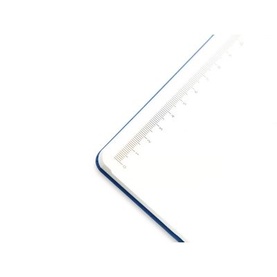 Бизнес-блокнот С3 софт-тач с магнитом, твердая обложка, 128 листов, синий-5