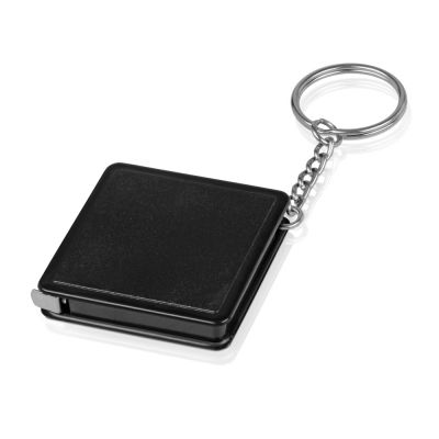 Брелок-рулетка Дюйм, 1 м., черный-0