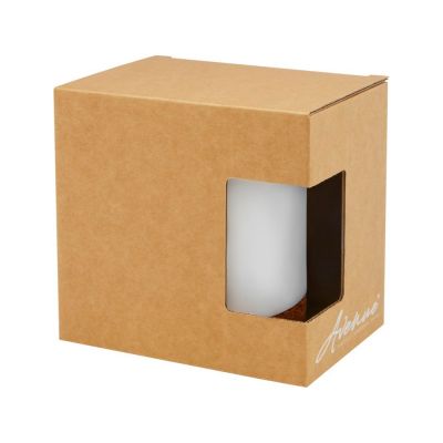 Neiva Керамическая кружка объемом 425 мл с пробковым основанием, белый-4