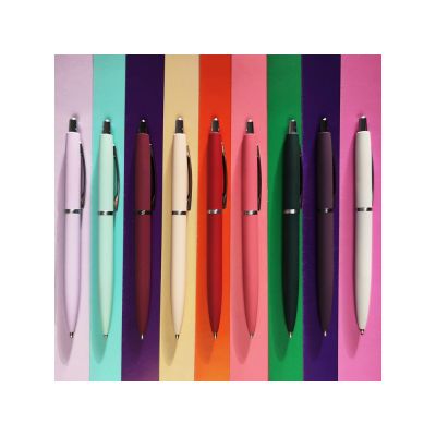 Ручка металлическая шариковая San Remo, софт-тач, 1.0 мм, бордовый-3