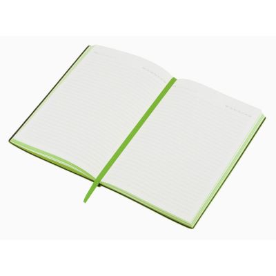 Бизнес-блокнот C1 софт-тач, гибкая обложка, 128 листов, зеленое яблоко-3