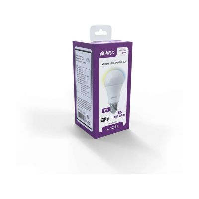 Умная лампочка HIPER IoT A61 White-2