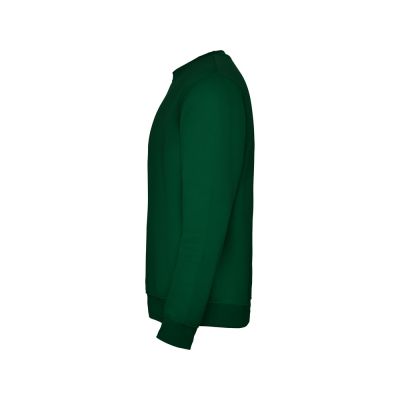 Свитшот с начесом Clasica унисекс, бутылочный зеленый-2