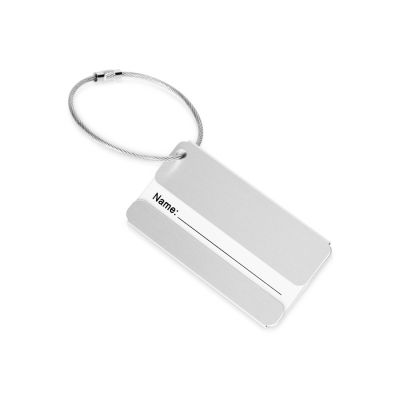 Бирка для багажа Travel, серебристый-0