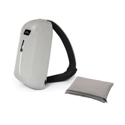 Сумка-слинг Nomad на одно плечо из водостойкого переработанного пластика, серый-0