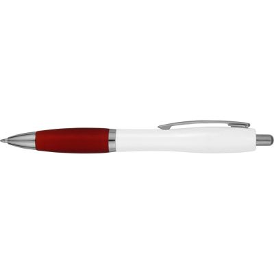 Ручка шариковая Nash, белый/красный, черные чернила-3