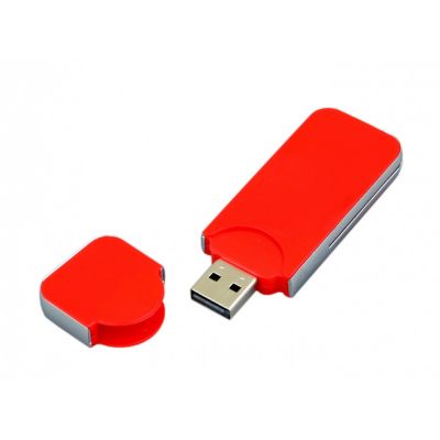 USB-флешка на 8 Гб в стиле I-phone, прямоугольнй формы, красный-1