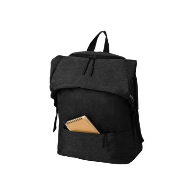 Рюкзак Shed водостойкий с двумя отделениями для ноутбука 15'', черный-4