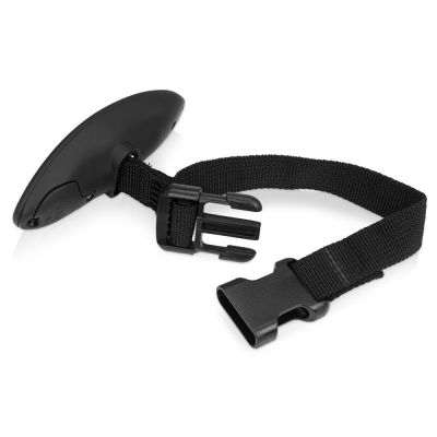 Багажные весы с покрытием soft touch Gravity, черный-5