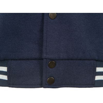 Бомбер Oxford, темно-синий/серый меланж, унисекс-11