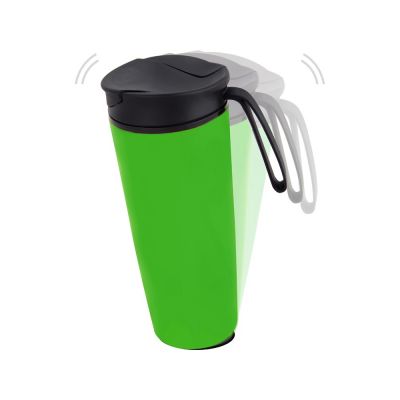 Термокружка Годс 470мл на присоске, зеленый-0