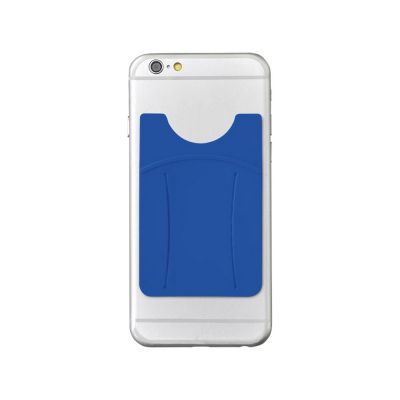 Картхолдер для телефона с держателем Trighold, ярко-синий-4