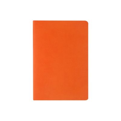 Бизнес тетрадь А5 Megapolis flex 60 л. soft touch клетка, оранжевый-1