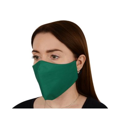 Маска для лица многоразовая, зеленый-1