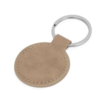 Брелок Alen круглый, бежевый-0