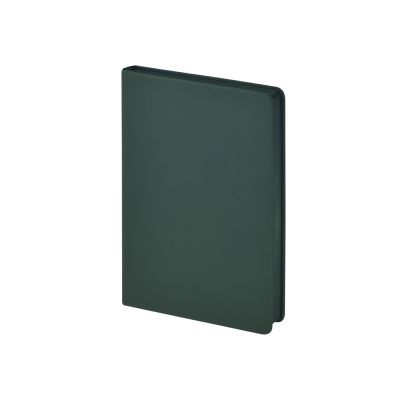 Ежедневник А5 Megapolis Color New soft-touch, темно-зеленый-0