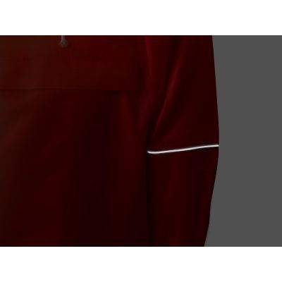 Дождевик - пончо Galaxy со светоотражающими элементами, красный-8