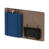 Подарочный набор Путешественник с флягой и мультитулом, синий