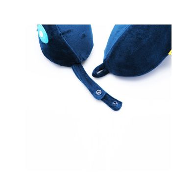 Подушка для путешествий со встроенным массажером Massage Tranquility Pillow, синий-7