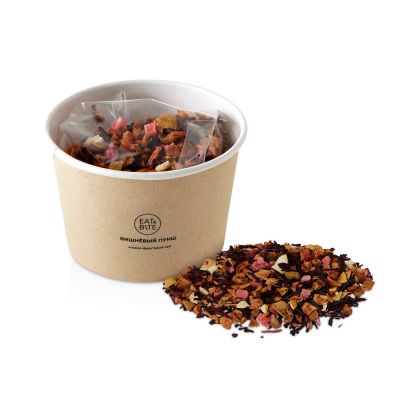 Чай травяной Вишневый пунш в картонном стаканчике, 50 гр.-0