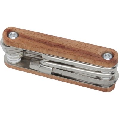 Fixie долговечный компактный многофункциональный инструмент для велосипедов с 8 функциями, дерево-3