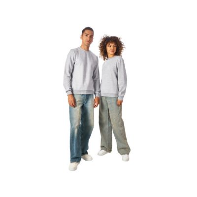 Свитшот Monaco унисекс, серый меланж-5