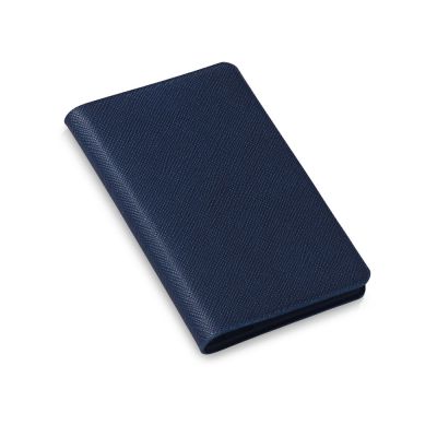Футляр-книжка на 4-е карты с RFID Favor, темно-синий-0