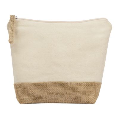 Косметичка Jute из хлопка и джута, натуральный-2