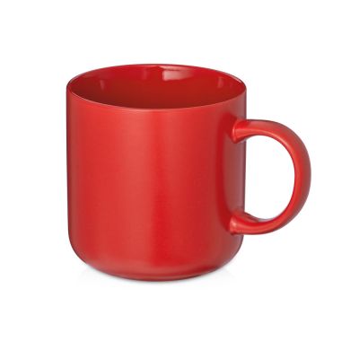 Кружка матовая Rita, 410мл, красный-0