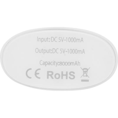 Портативное зарядное устройство Спайк, 8000 mAh, синий-5