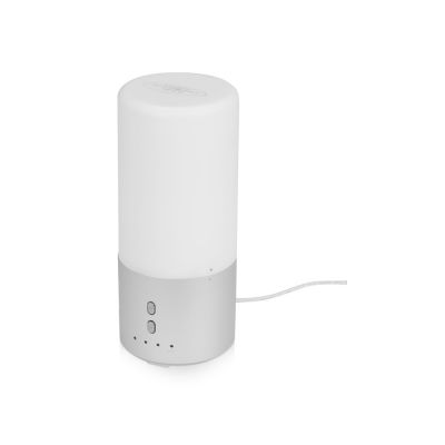 Увлажнитель воздуха с подсветкой Breathe, белый/серебристый-0