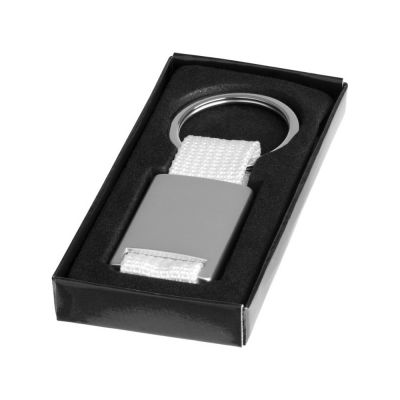 Брелок Alvaro, серебристый/белый-2