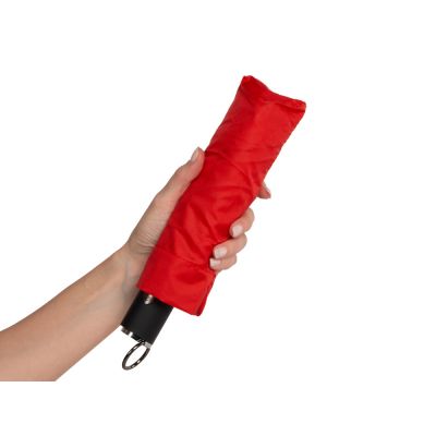 Зонт-автомат складной Auto compact, красный-10