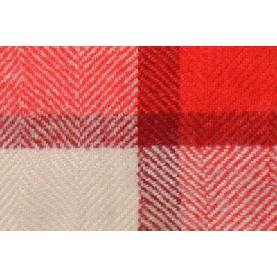 Плед акриловый в клетку Tartan, красный-3