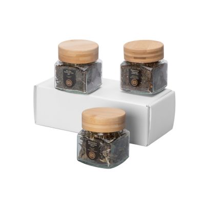 Набор подарочный с тремя видами чая Ceremony (черный чай, зеленый чай, белый чай)-0