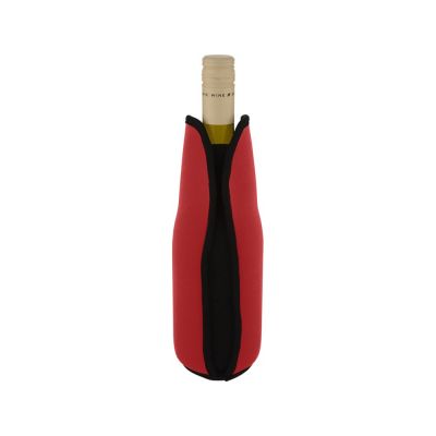 Noun Держатель-руква для бутылки с вином из переработанного неопрена, красный-4