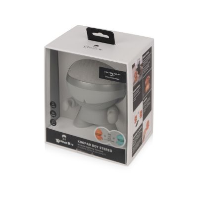 Портативная колонка X5 XOOPAR BOY STEREO, серебристый-8