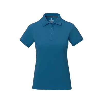 Calgary женская футболка-поло с коротким рукавом, tech blue (деним)-1
