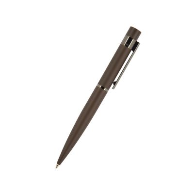 Ручка шариковая автоматическая BrunoVisconti VERONA цвет корпуса коричневый, soft-touch, 1 мм, синяя-0