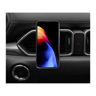 Магнитный держатель для мобильного телефона Aero, черный-3