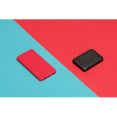 Портативное зарядное устройство Reserve с USB Type-C, 5000 mAh, красный-10