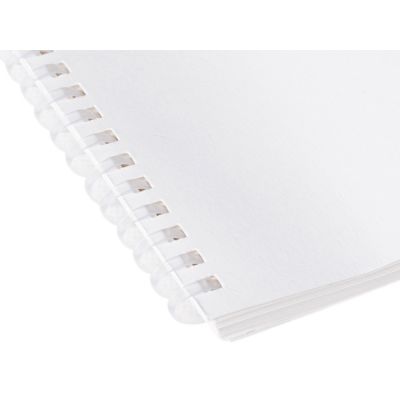 Блокнот на мягкой спирали А6 Sahara, 60 листов 70 гр/м2, белый-1