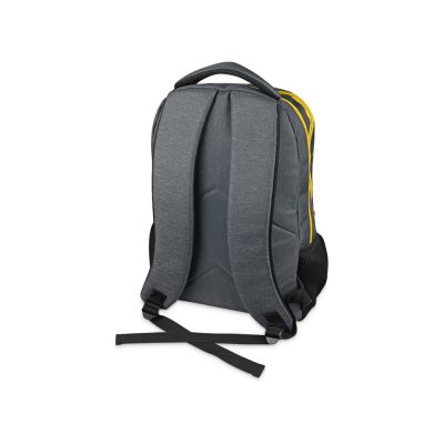 Рюкзак Metropolitan, серый с желтой молнией-1