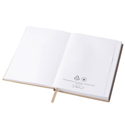 Блокнот из пробки А5 Passiflora, твердая обложка, 80 листов 80 гр/м2 переработанной белой бумаги,-3