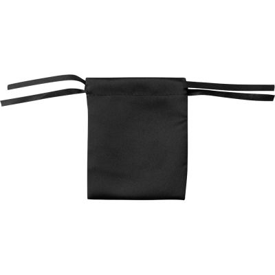 Мешочек подарочный сатиновый S, черный-1