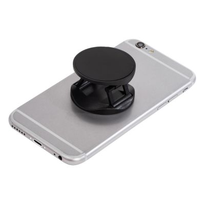 Держатель для телефона с отверстием для пальца Pop Flex, черный-8