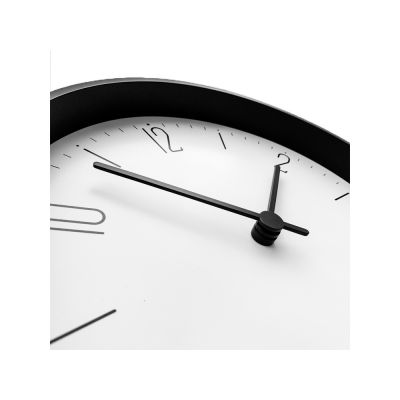 Часы настенные Lander S, белые с черным-3