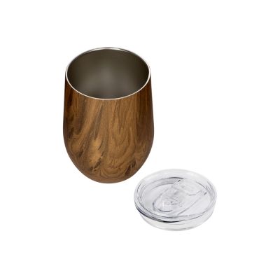 Вакуумная термокружка Britewood S1, непротекаемая крышка, крафтовый тубус-1